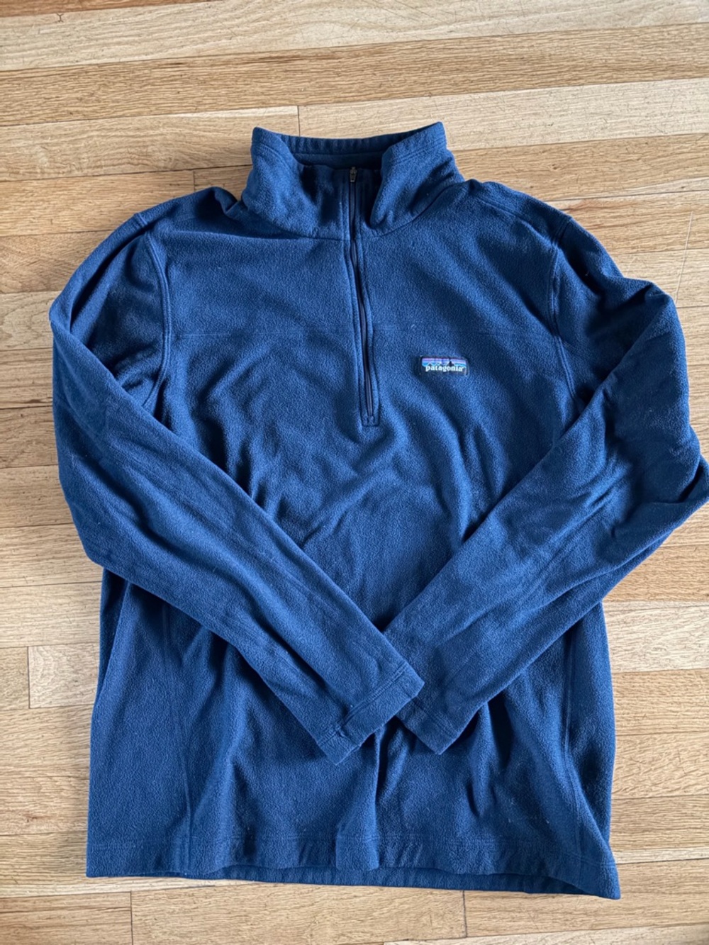 Patagonia Navy Half-Zip Performance Fleece Pullover